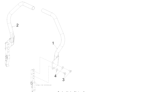 Lapbar Adjustment Diagram and Parts List for Z-FORCEL60KH (17ASDALD056)(2018) Cub Cadet Lawn Tractor